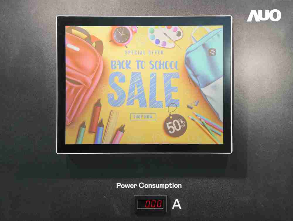 888.BY集团电子游戏展示胆固醇液晶超低耗能户外全彩显示器，，，，ChLC（胆固醇液晶）以双稳态技术使静态显示零功耗，，，具省电、、、高彩度、、环保的特性，，，，还整合软硬件系统解决方案，，可透过单一云端平台管理