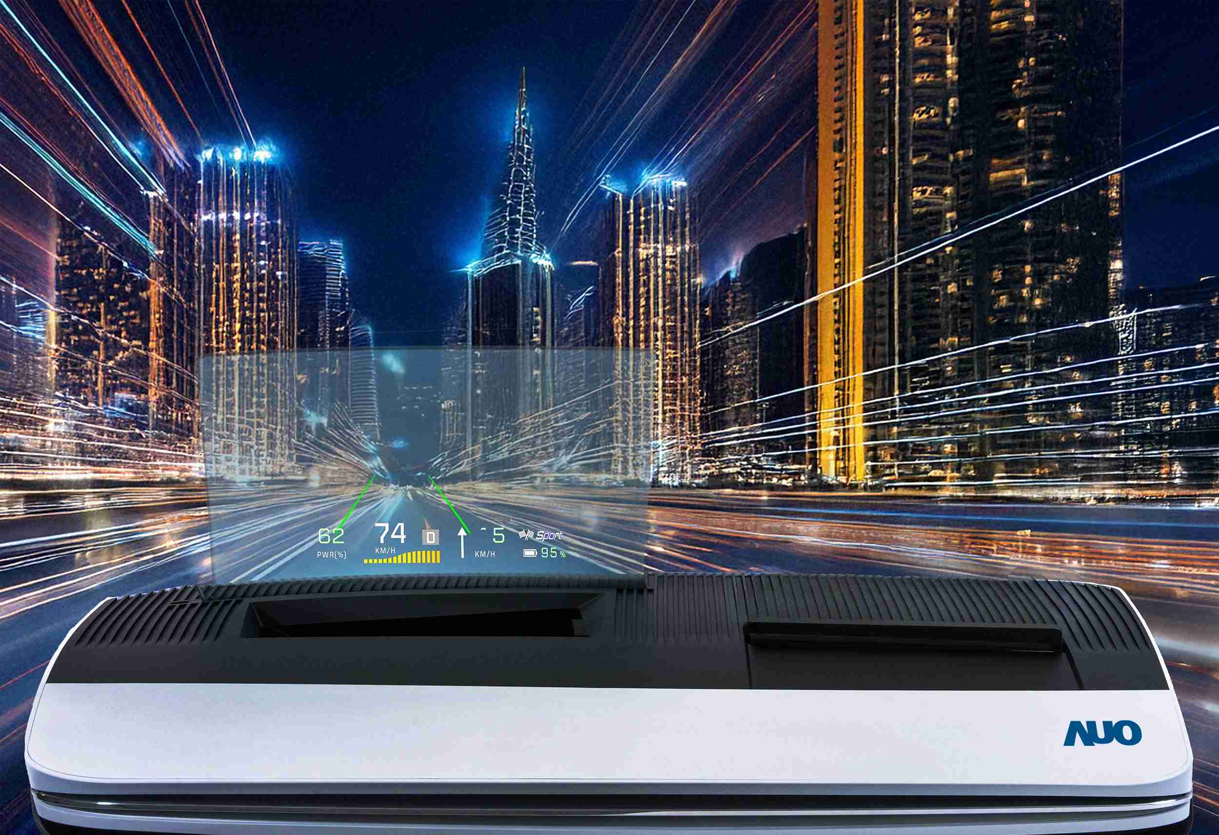 888.BY集团电子游戏推出13吋Micro LED抬头显示器，，，提供高入眼亮度、、、、高色彩饱和度的显示质量，，，，在阳光下或黑暗中都清晰可见，，，，并利用Micro LED模块体积小的优势，，解决车用空间有限的痛点